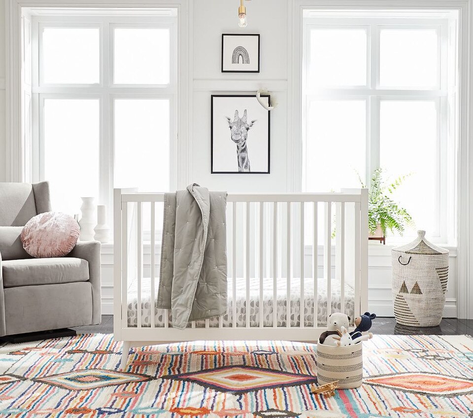 West Elm x PBK MidCentury Cot Pottery Barn Kids UK
